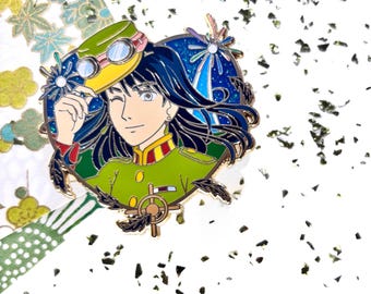 Dark Haired Howl • Howl's Moving Castle Anime Character • Enamel Pin
