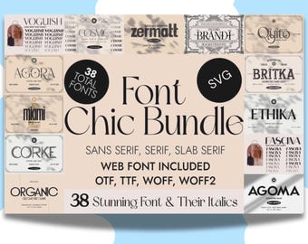 Chique, luxe en elegante lettertypebundel, lettertypebundel, luxe lettertype, elegant lettertype, bruiloftlettertype, canvaslettertype, stijlvol lettertype, designlettertype