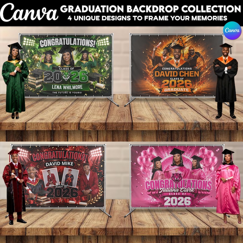 2026 Graduation Backdrop - Etsy