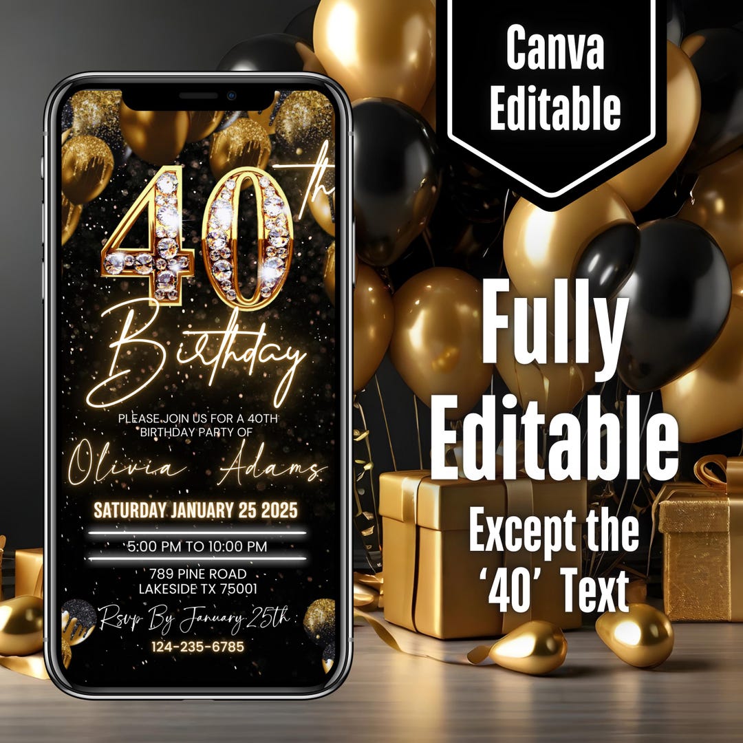 Bandierine 40 Compleanno Big Party 6mt - Palloni e palloncini
