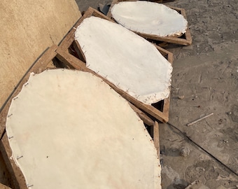Handmade Buffalo Skin Drum Head | Rawhide for Shamanic Drums 36" inches 90cm