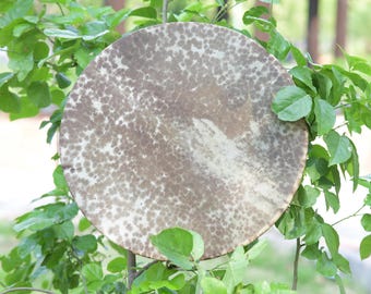 Handmade Deer Hide Shaman Drum | Tree of Life Lacing