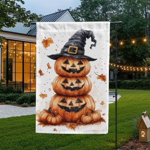 Halloween Decor, Halloween Garden Flag, Halloween Witch Flag, Witch Decor, Halloween Flag, Halloween Yard Decor, Witch Flag UM2V09
