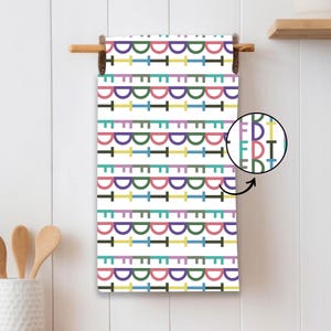 Subtle F*ck Trump Hand Towel, Retro Kitchen Towel, Funny Political Home Decor, Modern Home Accessory, Sarcastic Liberal Gift, FDT Towel