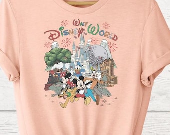 Retro Walt Disneyworld Shirts, Trendy Disneyworld Tees, Disney Est 1971 Shirt, Mickey And Friends Tees, Disney Shirt, Walt Disney World Gift