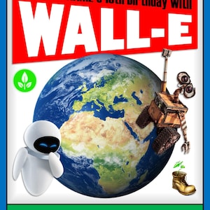 Wall-E Birthday Party - Invitation Template