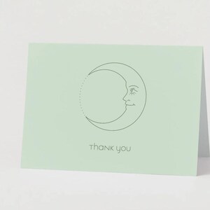Thank You Card - Sun and Moon
