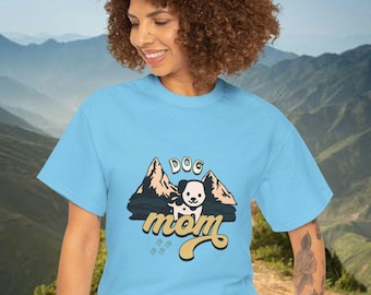 Dog Mom Hiking Shirt, Outdoor Adventure Pet Lover Tee