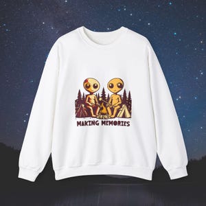 Camping Unisex Sweatshirt - Outdoor Adventure, Campfire Retro Shirt, Nature Lover Gift