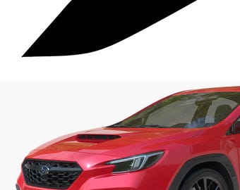 Headlight Tint for 2022-2025 Subaru WRX Amber Delete Accessories