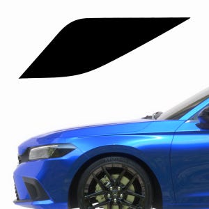Headlight Tint for 2022-2025 Honda Civic 11th Gen Amber Delete Accessories