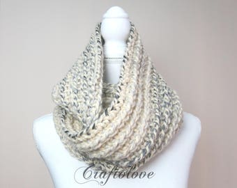 Chunky knit scarves - Chunky scarf - Infinity scarf - Chunky Infinity scarf - Chunky Infinity knit scarf - The Brussel - Winter scarf