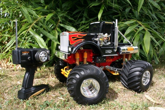 Vintage RC truck Rare Tamiya Bullhead complete and restored | Etsy