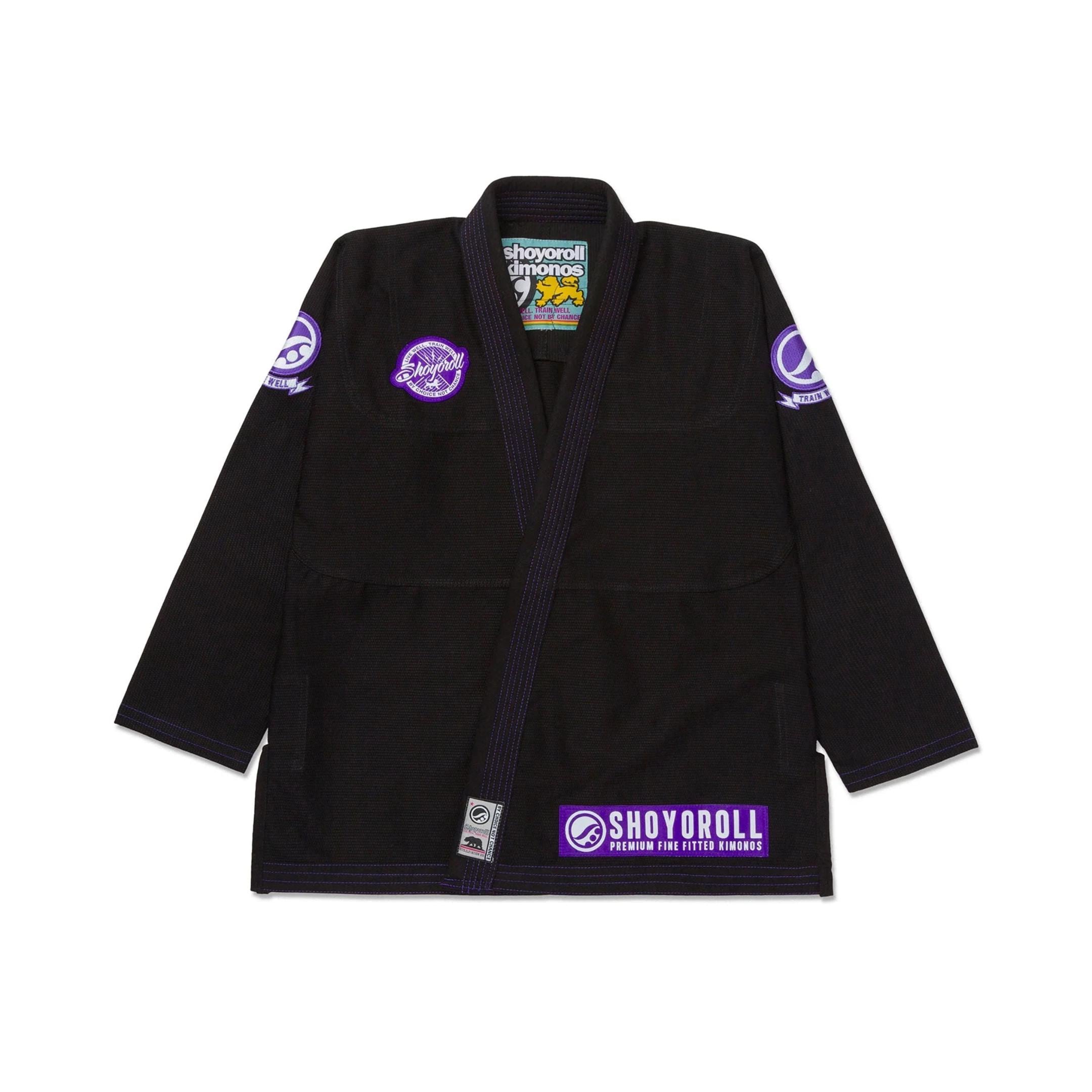 Shoyoroll Purple BJJ Gi, 450-GSM Pearl Weave Jiu-jitsu Kimono