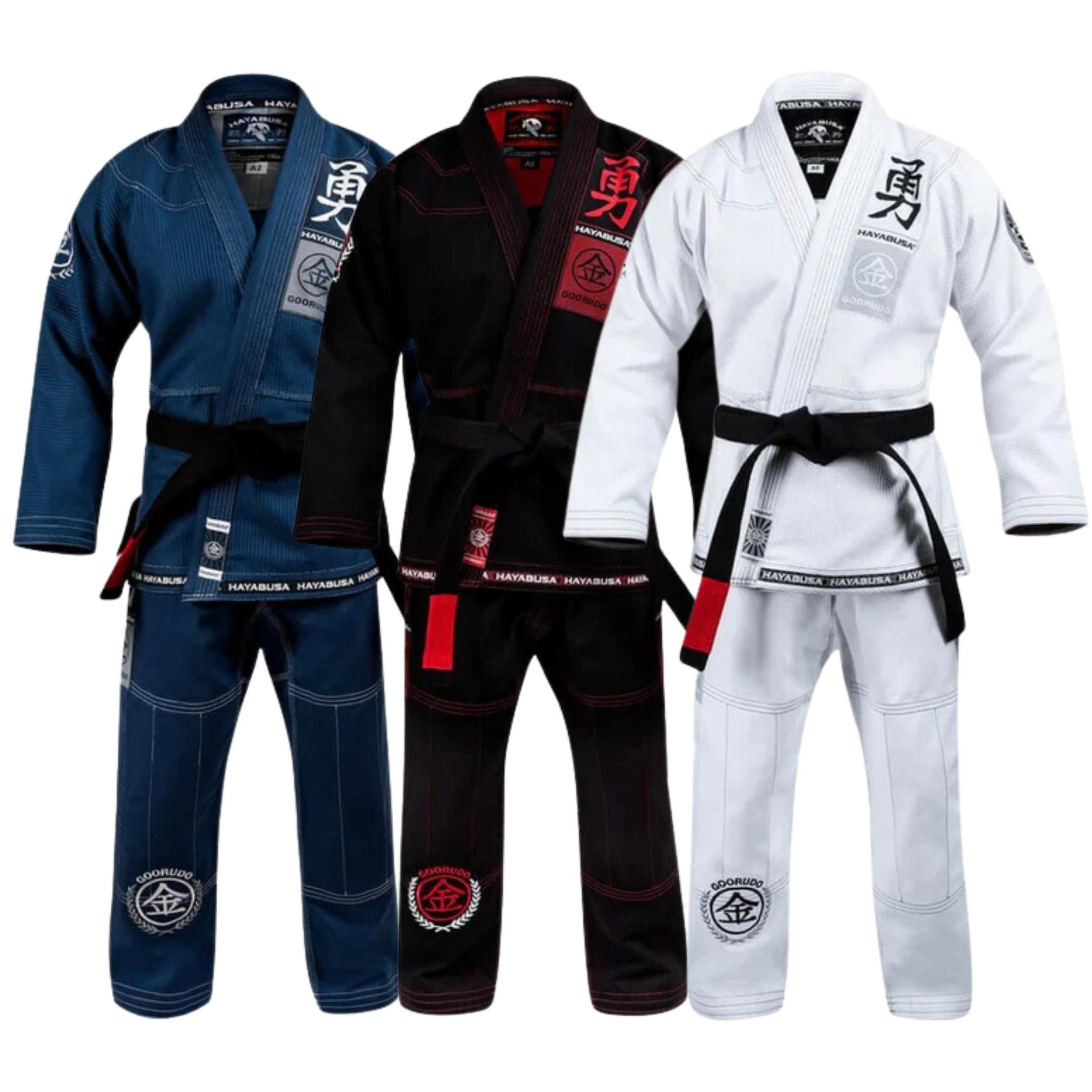 Hayabusa Goorudo 3 Gold Weave Jiu Jitsu Gi 450 GSM Brazilian Jiu-Jitsu Kimono