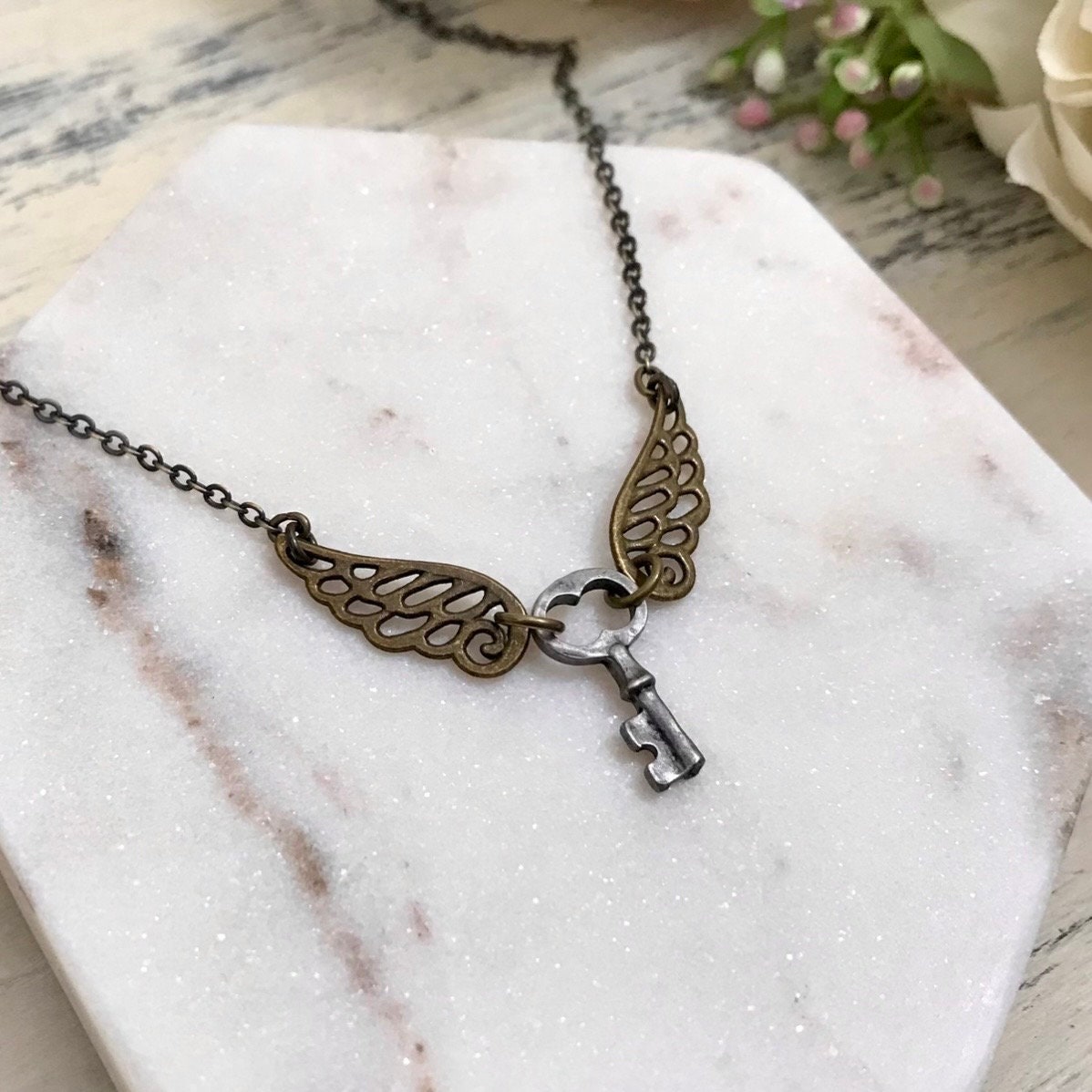Flying Key Necklace