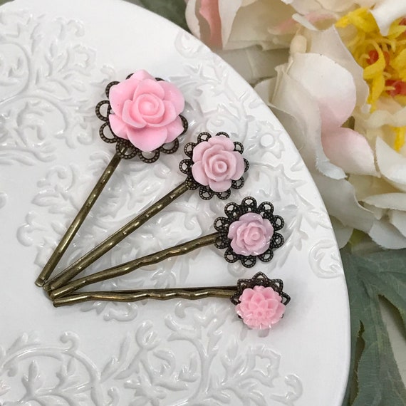 Pretty Light Pink Rose Flower Women display picture 2