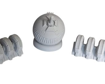 Battle of Hoth Board Game Ion Cannon & Shield Generator, 3D Printed Tokens