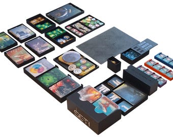 SETI Board Game Insert Organizer | 3D Printed Storage for Space Agencies Expansion