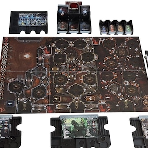 Nemesis Lockdown set of feeders matching the board game + Free gift