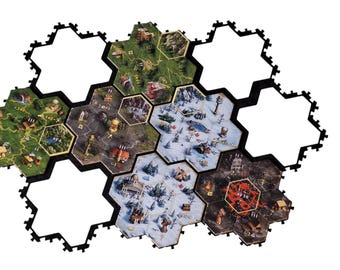 Heroes 3 frame base for terrain tiles 20 pieces board game Might Magic
