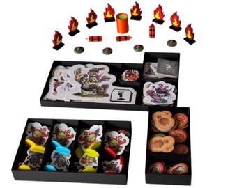 Snails mini insert set, markers match the Snails board game