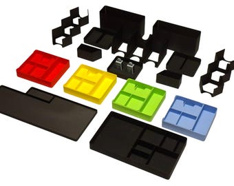 Snails Board Game Insert Organizer | 3D Printed Game Upgrade, All Expansions