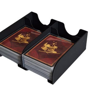 Porte-cartes 63,5 x 88 mm CCG universel 2 compartiments Jeu de société Heroes 3