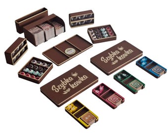 Coffee Rush Insert Organizer – Compatible with Coffee Rush + Piece of Cake Expansion