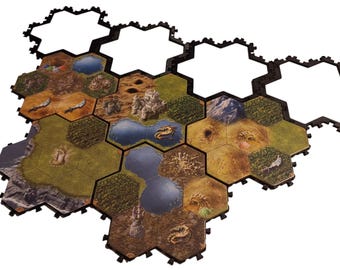 Mage Knight Board Game Terrain Tile Bases, 25-Piece Set