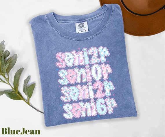 Comfort Colors® Senior 2026 Shirt, Retro Senior Shirt, Class of 2026 Shirt, Graduation Shirt, Floral Senior 2026 Shirt, Graduation Gift