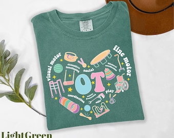 Comfort Colors® Occupational Therapy Shirt, Therapist Shirt, OT Assistant Shirt, Occupational Therapist Shirt, Mental Health Shirt