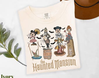 Comfort Colors® The Haunted Mansion Shirt, Disneyland Halloween Shirt, Mickey and Friends Halloween Shirt, Disney Spooky Season Shirt