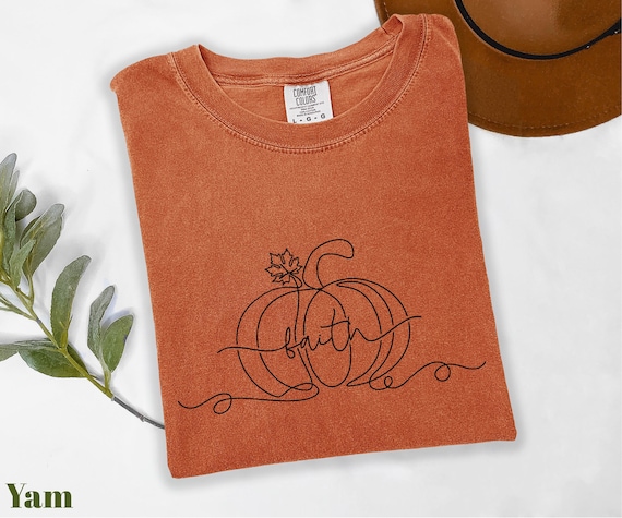 Comfort Colors® Faith Shirt, Pumpkin Season Shirt, Fall Shirt, Religious Shirt, Faith Based Shirt, Thanksgiving Shirt, Halloween Shirt