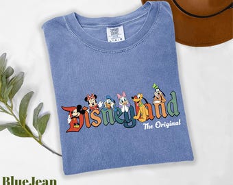 Comfort Colors® Disneyland The Original Shirt, Mickey and Friends Shirt, Disneyland Vacation Tee, Disney World Shirt, Retro Disneyland Shirt