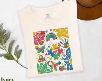 Comfort Colors® Autism Awareness Shirt, Autism Shirt, Autism Acceptance Shirt, Neurodiversity Shirt, Sped Teacher Gift, Autism Tee