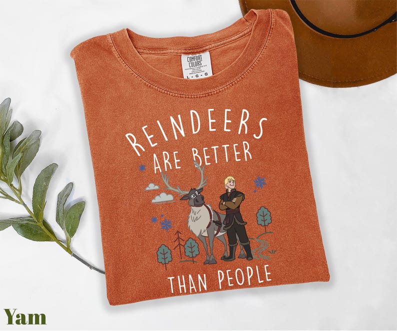 a t - shirt that says reindeers are better than people