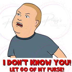 Lass meine Handtasche los! PNG Datei. Digitaler Download, SVG, T-Shirt, DTF Transfer