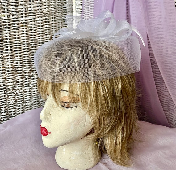 Vintage Fascinator, Beautiful Bridal Head Piece, … - image 7