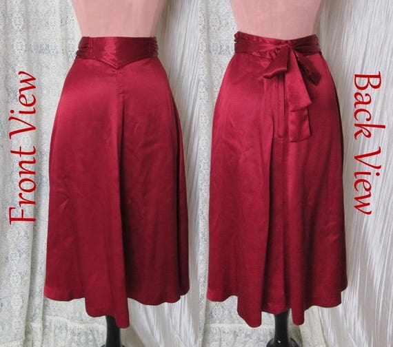 Wide Leg Bell Bottom Pants, Midi Skirt, High Wais… - image 5