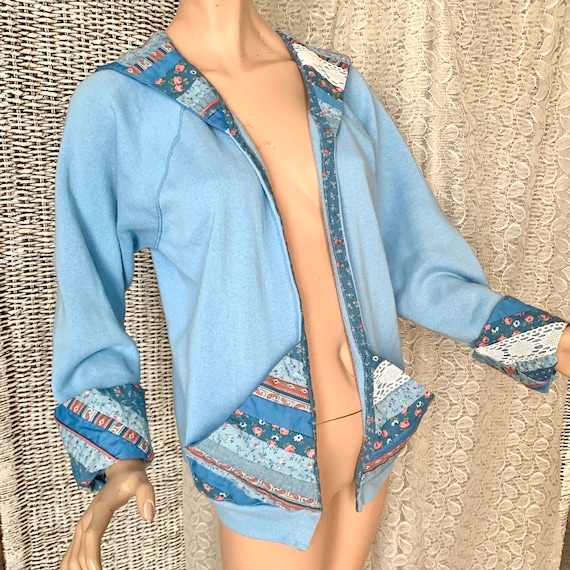 Crazy Quilt Jacket, Patchwork Bespoke, Soft Cardi… - image 1