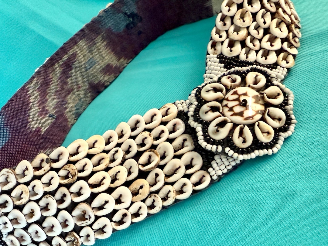 Vintage Nautical Rope Belt Shell Accent | Coastal Boho Statement Belt Vintage Nautical Rope Belt Shell Accent | Coastal Boho  main image 3