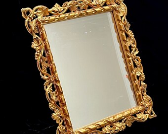 Ornate Wall Mirror, Hollywood Regency, Vintage Mirror, Syroco, Wall Hanging, Home Interiors