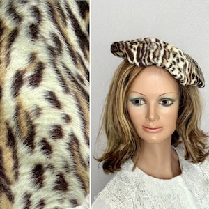 Leopard Fur Beret - Etsy display picture 2