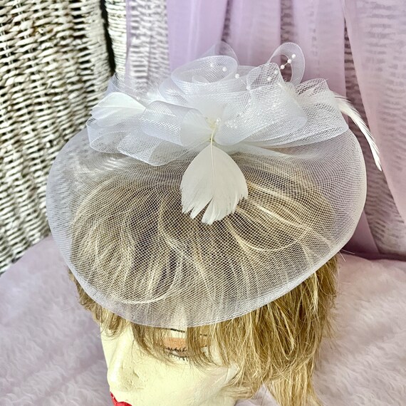 Vintage Fascinator, Beautiful Bridal Head Piece, … - image 4