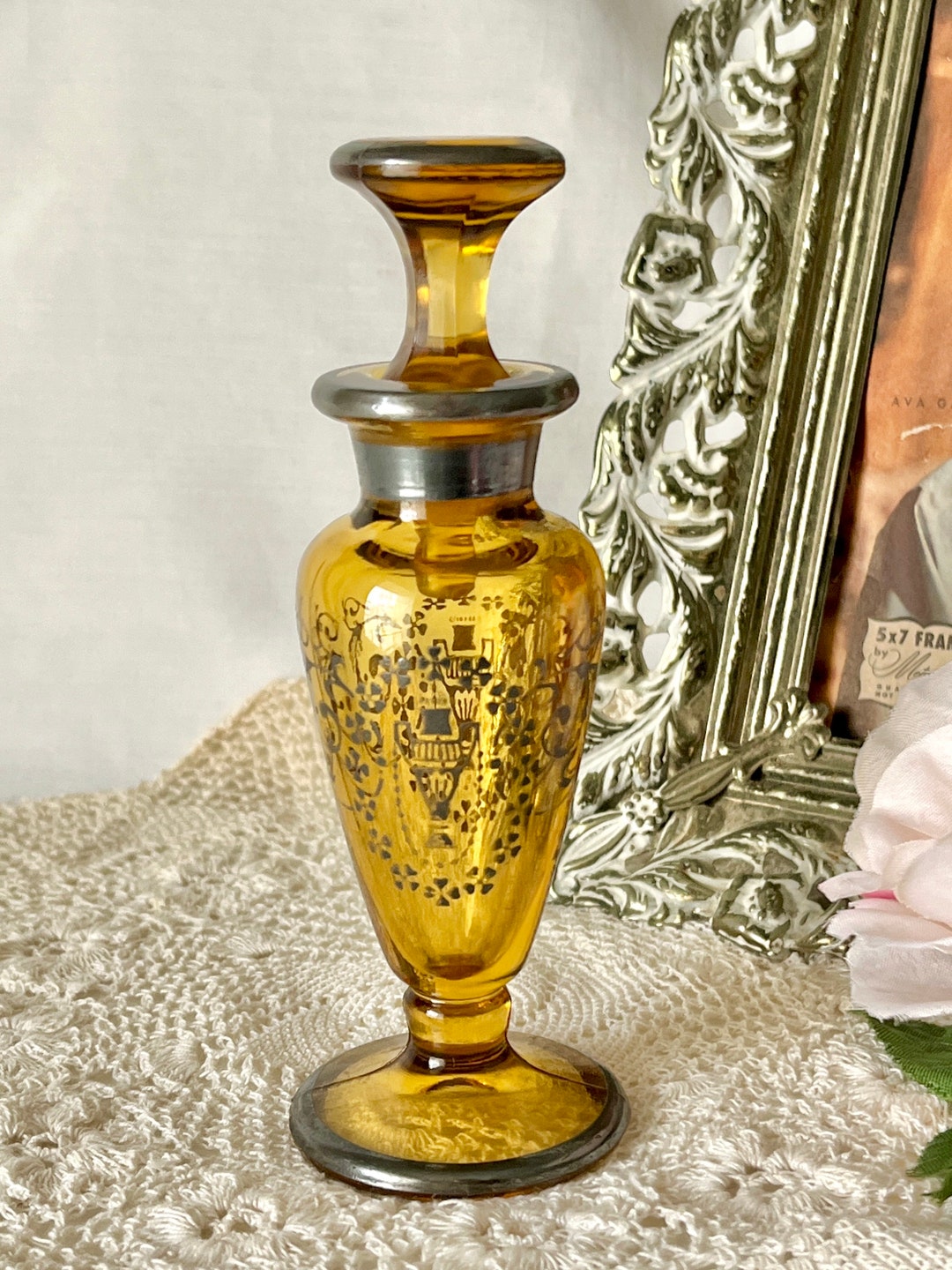 アイル・オブ・ワイトグラス Vintage 金彩吹き パフューム ボトル il_1080xN.5743085114_kdqj.jpg