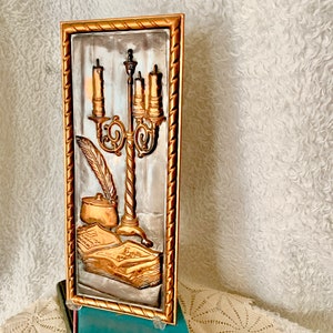Vintage Copper Relief Art, Wall Hanging, Metal Art Decor, Sustainable Living, Vintage 60s 70s