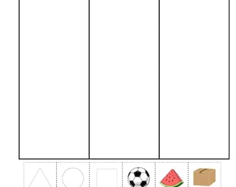 Kindergarten, Montessori, Preschool, 1st grade Shape Worksheet!