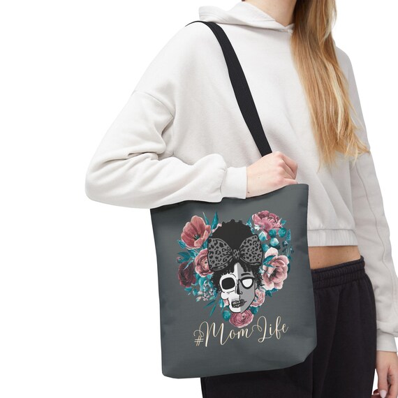 MomLife フローラル トートバッグ、ママへのスタイリッシュで環境に