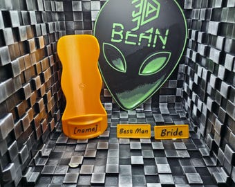 16 Oz Customizable Can Holder with Handle